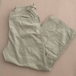 Vintage Jones New York Tan cargo pants Sz 16